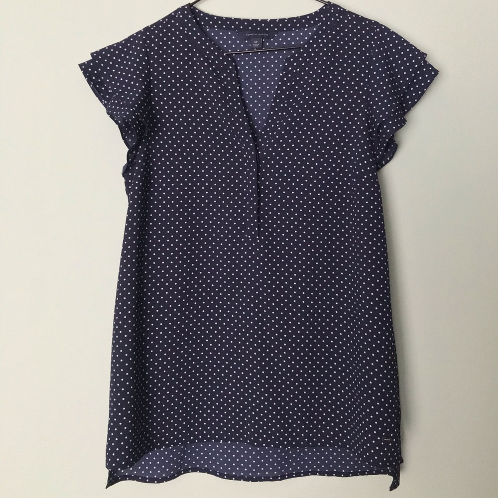 Tommy Hilfiger Polka Dot Blouse